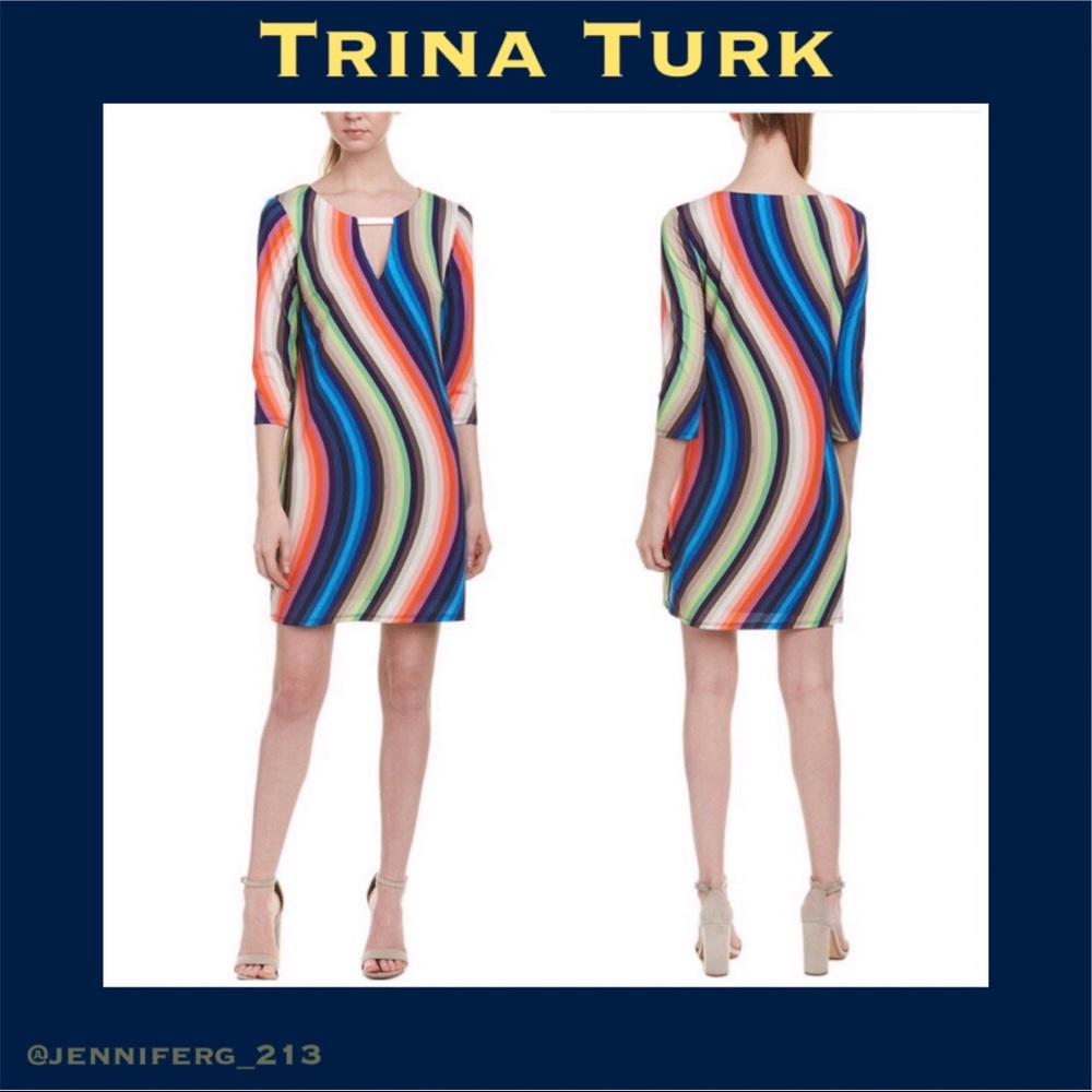 Trina Turk Women's Multicolored Bolero Shift Dress - Picture 1 of 5